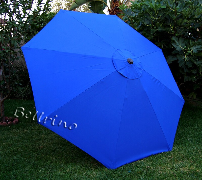 Patio Umbrella Top Canopy Replacement Cover fit 9 ft 8 ribs ROYAL BLUE gallery