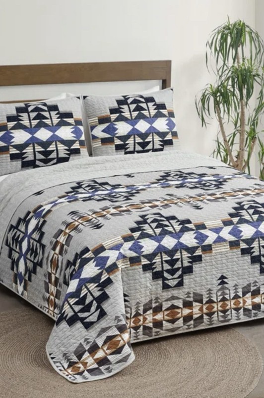 Pendleton Full/ Queen Coverlet Quilt Set Desert Sand, gallery