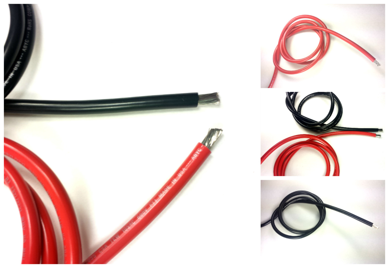 8 AWG Gauge Battery Cable, Marine Grade Wire Tinned Copper Auto, Boat, Solar gallery