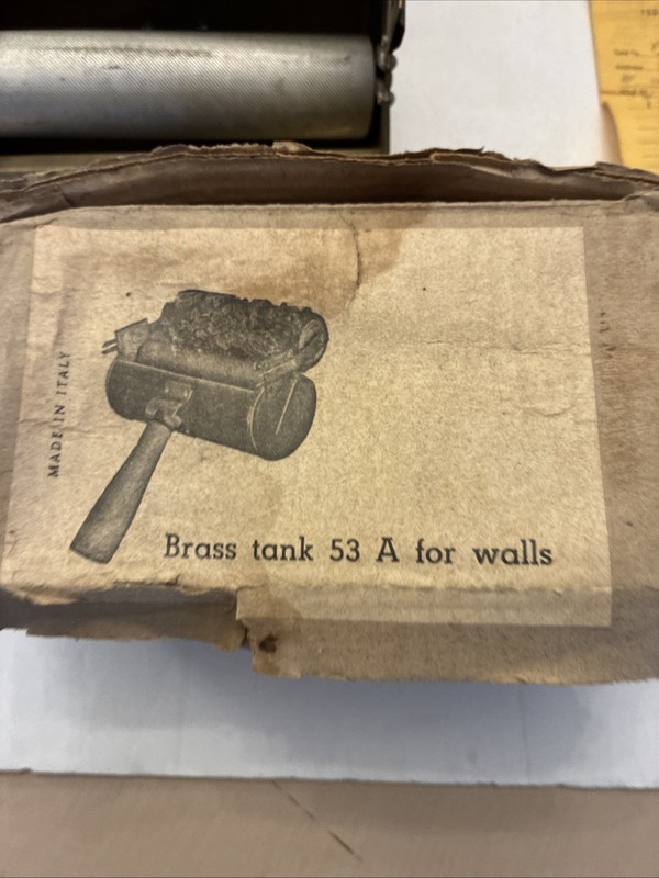 VTG Patterned Paint Roller Decorative 6“ Texture Mural Roller with Handle Italy gallery