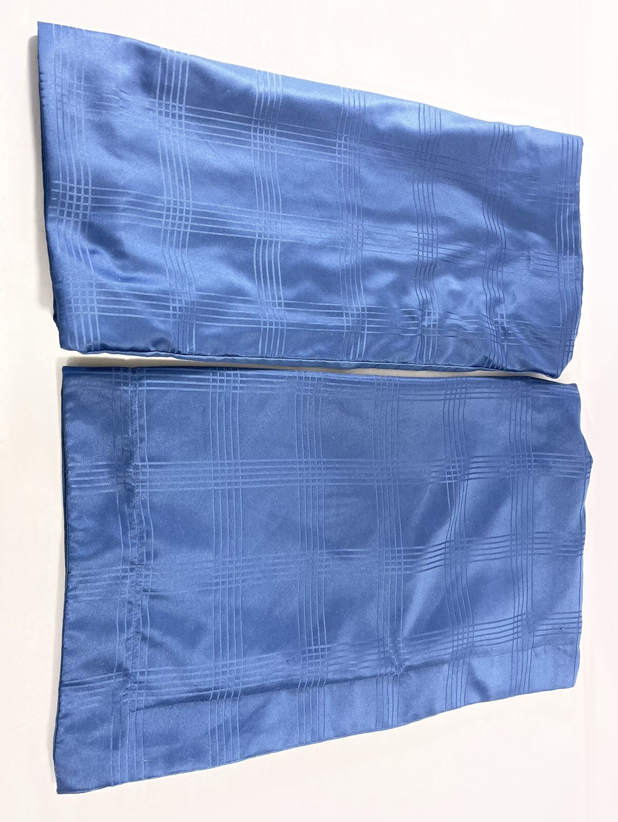 2pc Set Blue Striped KING 1 Pillow Sham 1 Pillowcase Comfort Cozy gallery