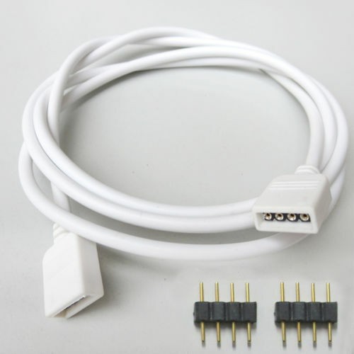 4Pin Extension Wire Connector Cable Cord For RGB SMD 5050 3528 LED Strip Lights gallery