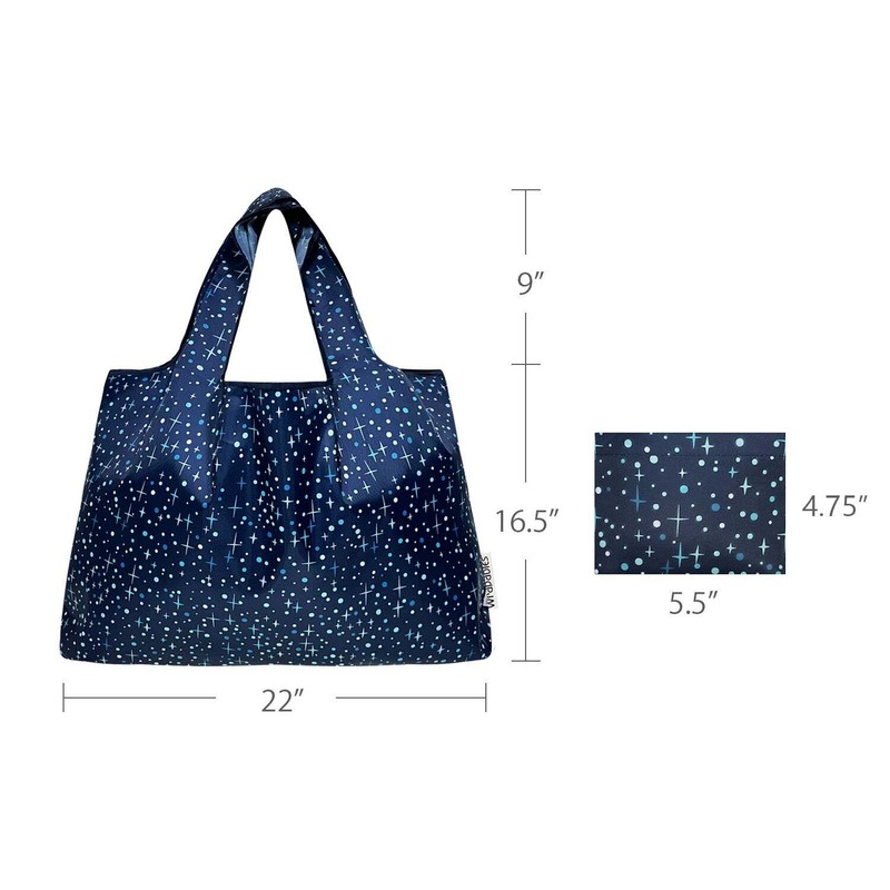 Wrapables Large Foldable Tote Nylon Reusable Grocery Bags gallery