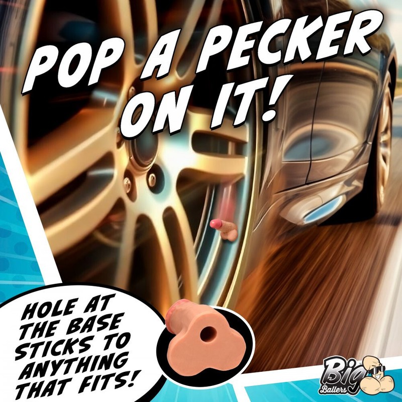 Snap-On Peckers Mini Dick Switch Attachment 4-Pack - Fun Adult Prank Gag Gift gallery
