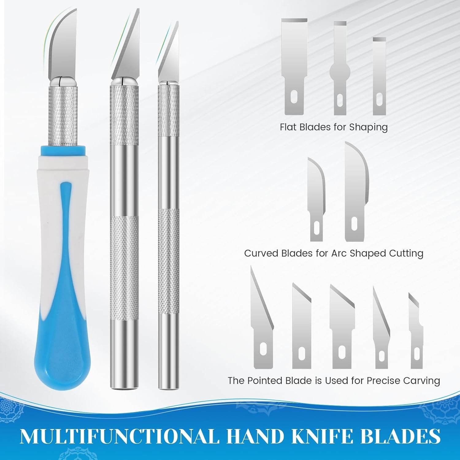 16 PCS Exacto Knife Set Precision Craft Knife 13 SK5 Blades DIY Hobby Tool NEW gallery