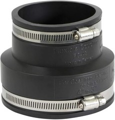PVC Flexible Reducing Coupling Pipe Stainless Steel Clamps 1-1/2″x1-1/4″-8″ x 6″