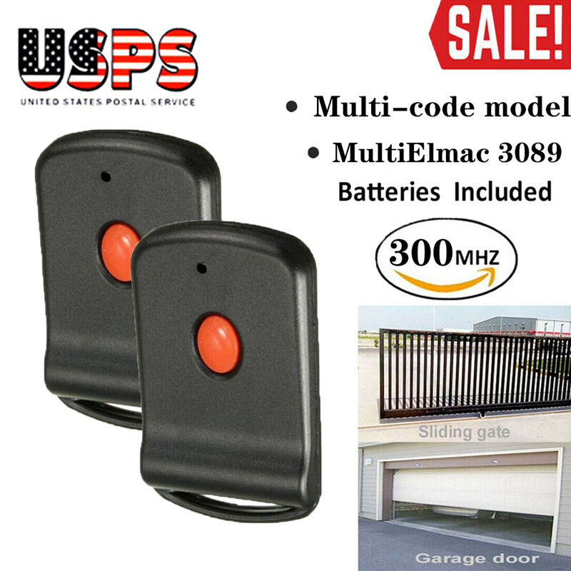 300MHz Multi-Code 3089 Compatible Gate Garage Door Opener Remote Digi-Code 5010 gallery