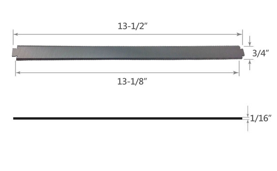 13" PLANER BLADES AC8630 FOR RIDGID TP1300, TP13001, TP13002, TP13000 -SET OF 2 gallery