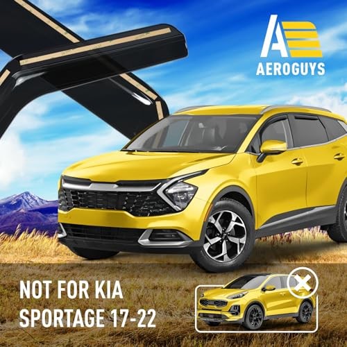 Extra Durable Window Deflectors in-Channel Window Visors For Kia Sportage 23-25 gallery