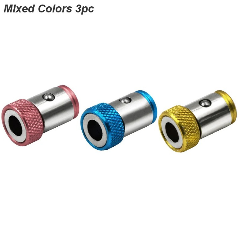 3/6 pcs Magnetic Ring Screwdriver Bit Holder 1/4'' Strong Magnetizer Adapter gallery