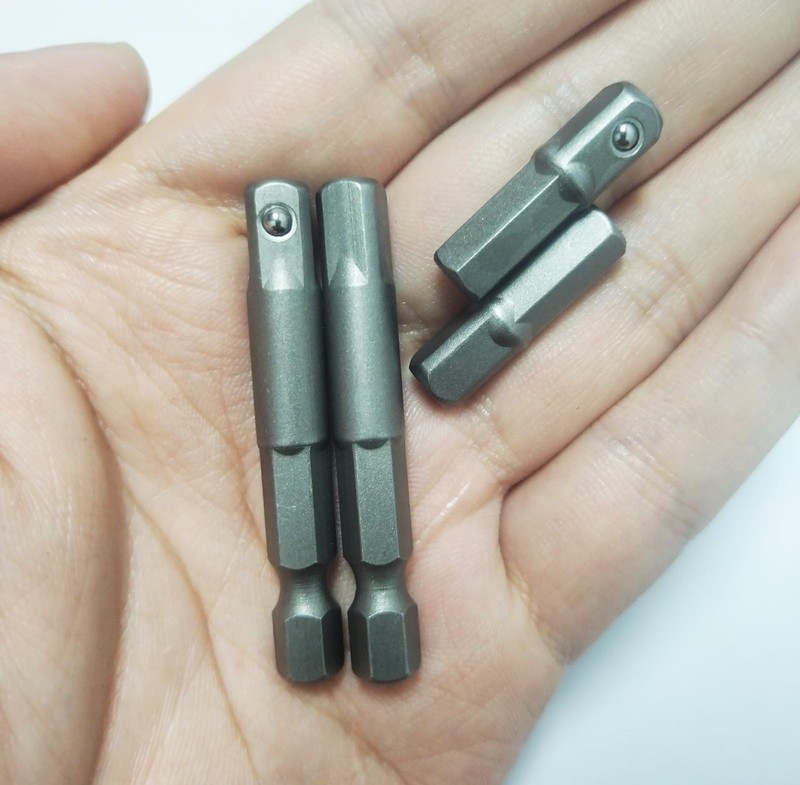 DOFEDOFO 1/4 Hex to 1/4 Socket Adapter, 4-Piece Set, Suitable for Drill Drive... gallery