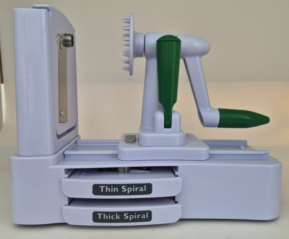 Veggetti Pro Vegetable Spiralizer Slicer w 5 Blades Spiral Veggies & Pasta