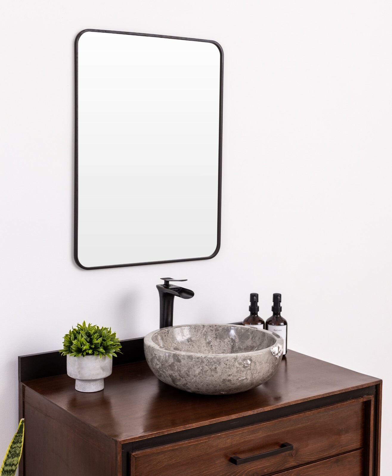 Stone Vessel Bathroom Sink - Isidro Goleta Marble gallery