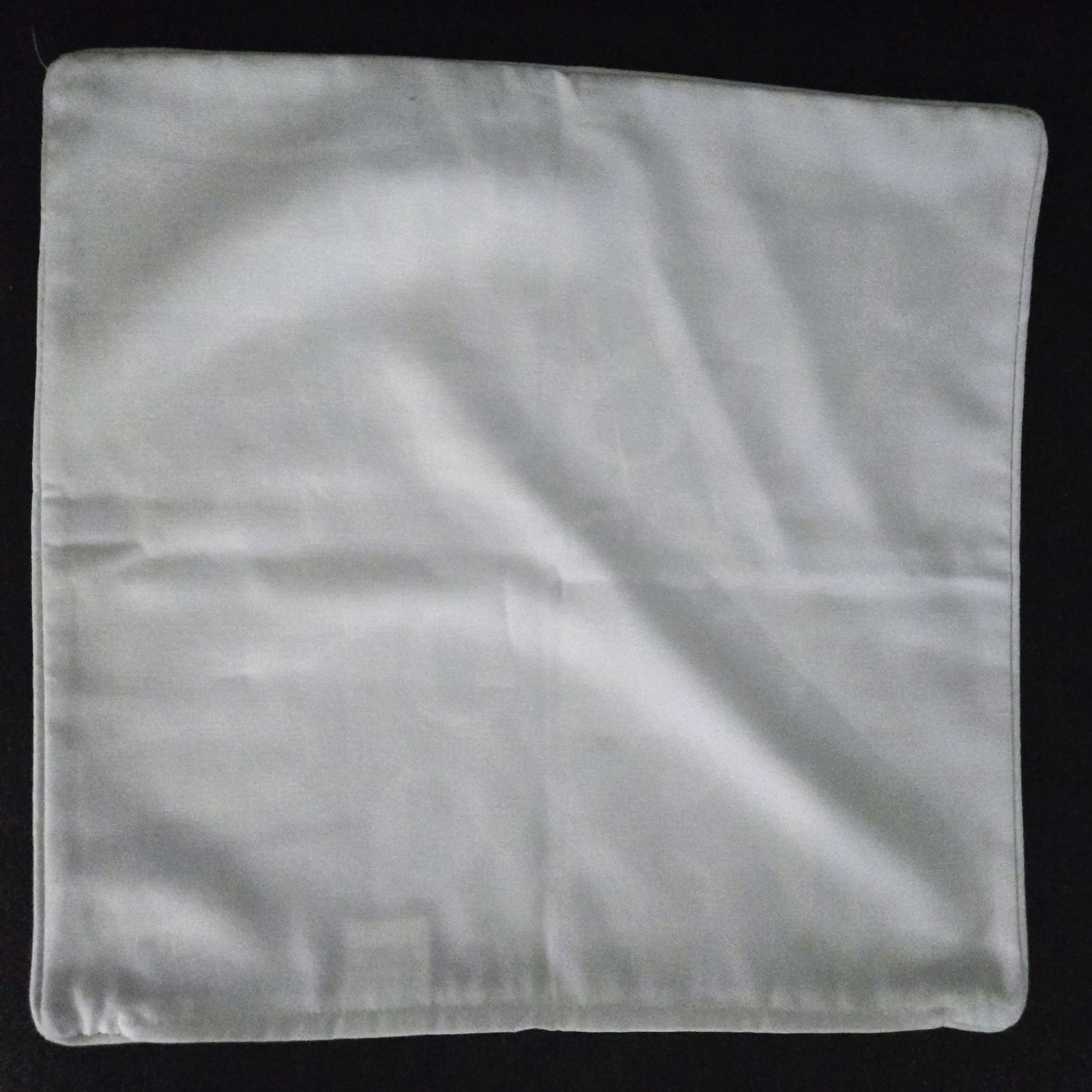 Throw Pillow Cover Grey with White Numbers Pattern 18"x 18" gallery