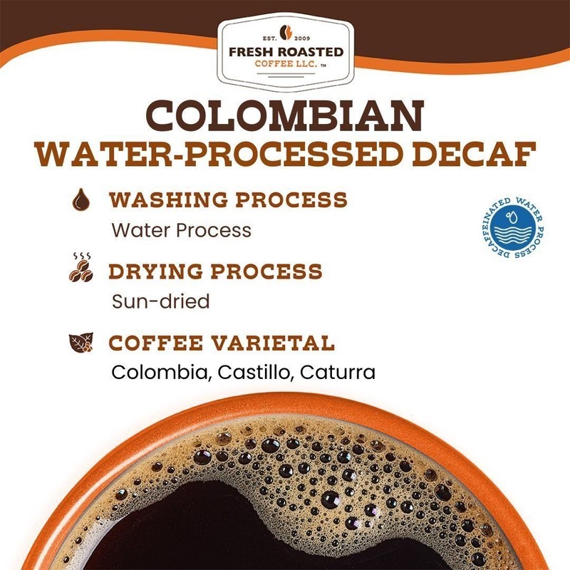 Colombian Decaf | Water-Process Decaffeination | Fresh Roasted Coffee gallery