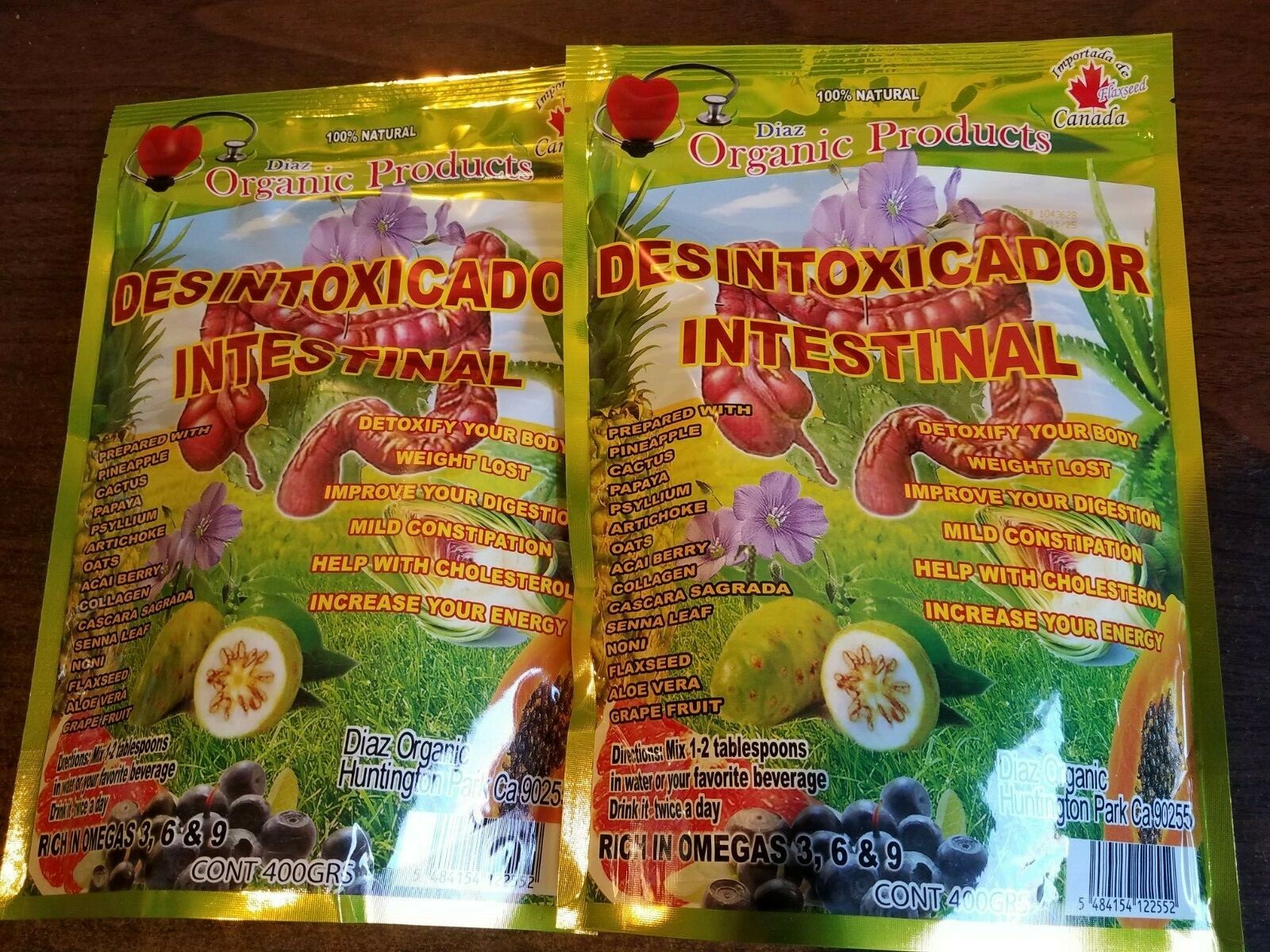 2 PACK INTESTINE DETOXIFY ORGANIC PRODUCTS 100 % NATURAL NEW FRESH 02/2025 15 OZ gallery