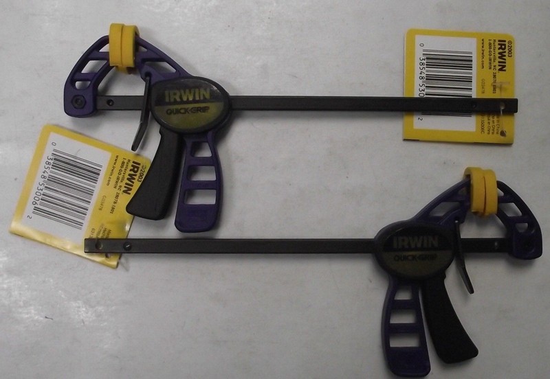 Irwin Tool 53006 Micro Quick-Grip Bar Clamp (4-1/4") And Spreader (8") 2pcs. gallery