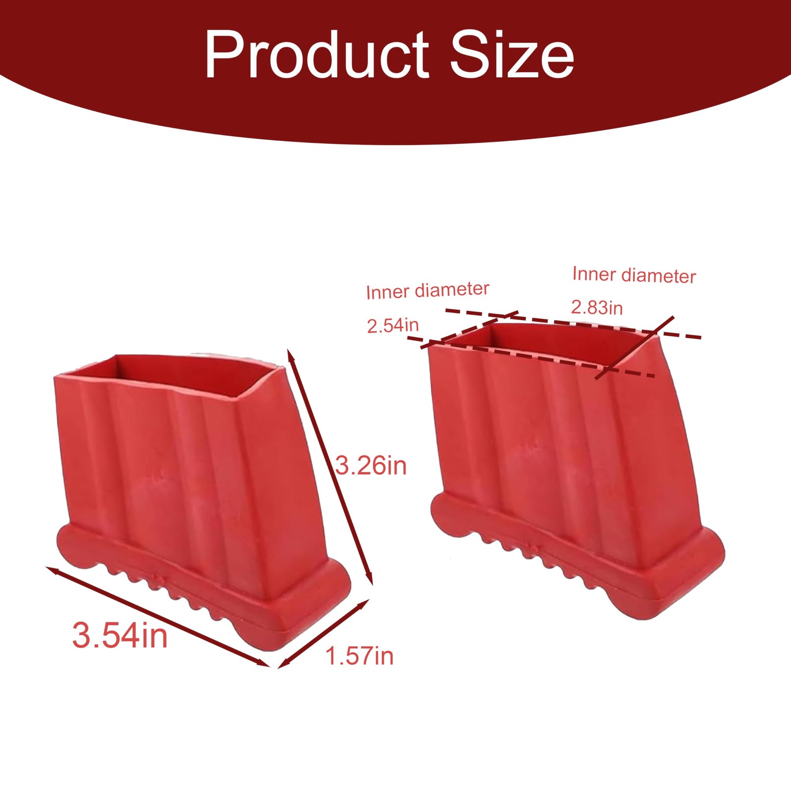 SafeStep Ladder Accessories, 2-Pack Non-Slip Feet Covers Universal Step Ladde... gallery
