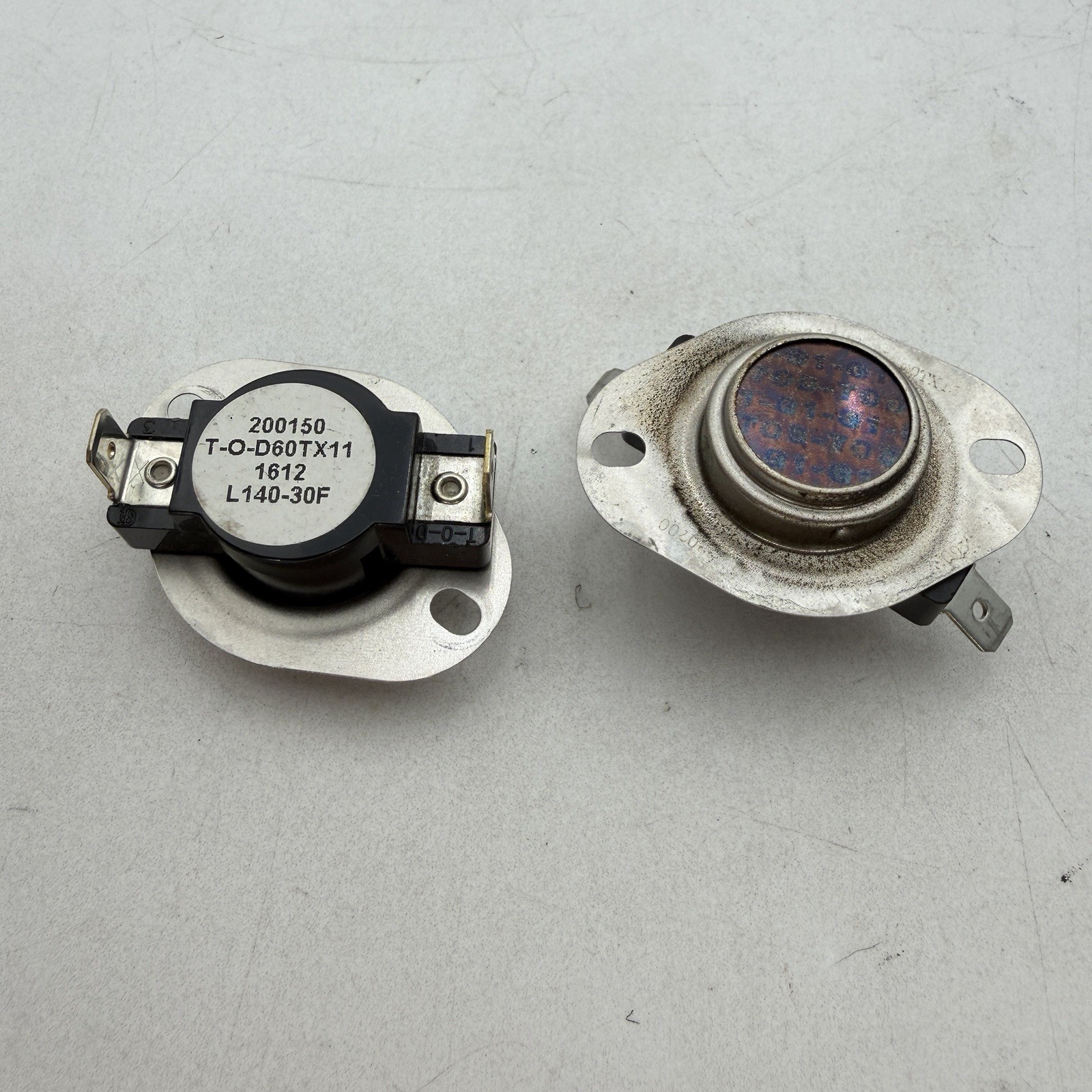 2 pack - 200150 Thermal Limit Switch T-O-D 60TX11 1612 L140-30F & 600TX15 A1605 gallery