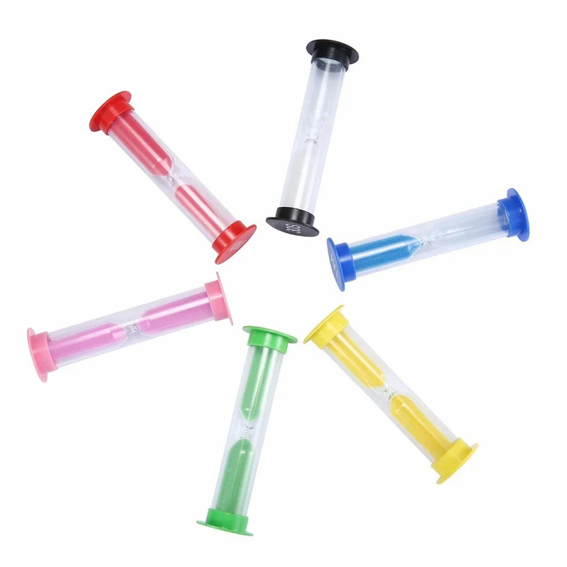 Plastic Sand Timer Small 30 Seconds/1 Minute/2 Minutes/3 Minutes/5 Minutes/10 Mi gallery