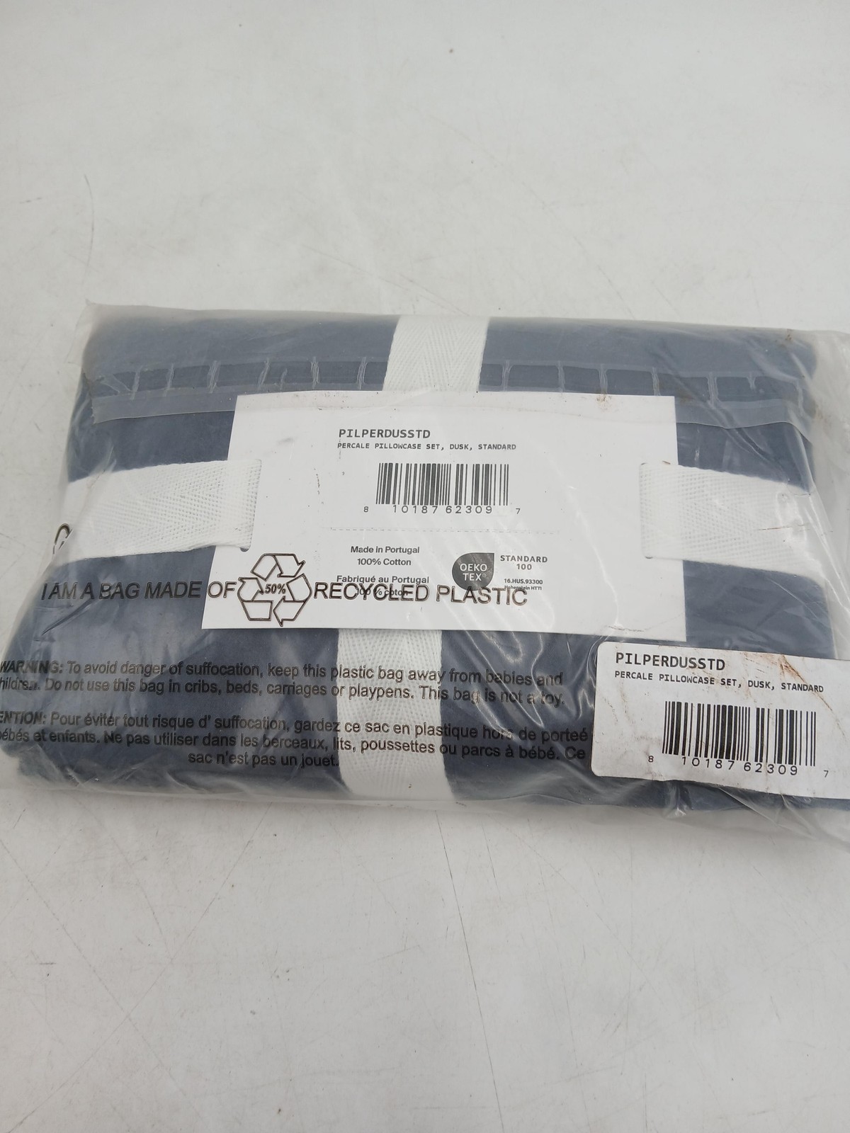 Parachute Pillowcases Standard 20x26 Percale Set Of 2 Dusk Blue Bedding New gallery
