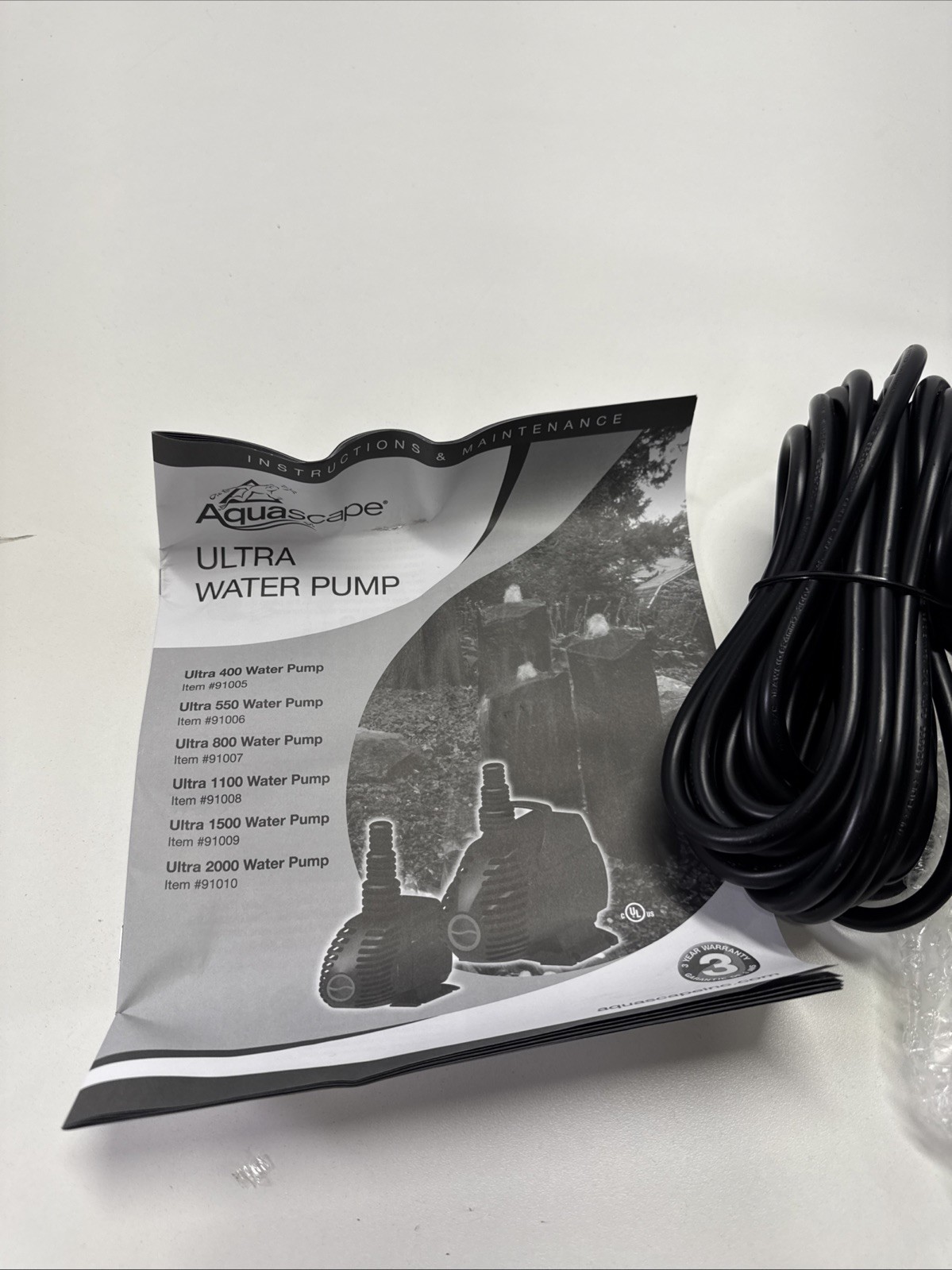 AQUASCAPE ULTRA PUMP 2000 GPH 91010 POND WATER GARDEN FOUNTAIN PUMP gallery