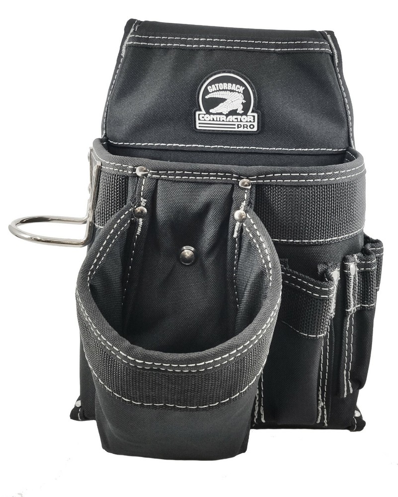Gatorback B101 Professional Carpenter Tool Pouch. 9 Pockets and Hammer Loop