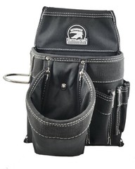 Gatorback B101 Professional Carpenter Tool Pouch. 9 Pockets and Hammer Loop