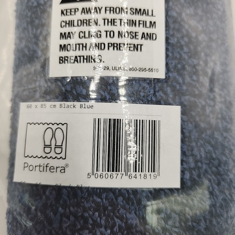 NEW Access Duo 2Ft x 3Ft (60cm x 85Cm) Doormat - Black Blue SEALED BOX gallery