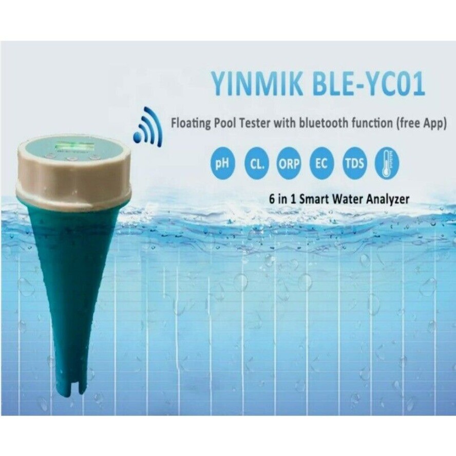 Smart Floating Swimming Pool Water Analyzer PH Chlorine EC TDS ORP TEMP Tester