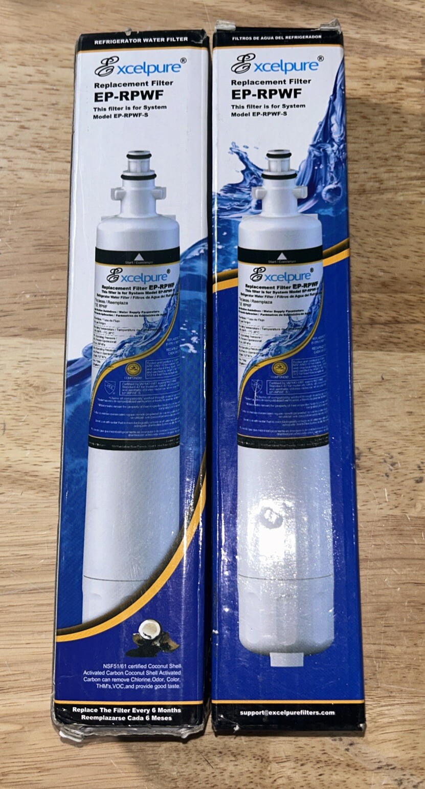 Excelpure EP-RPWF Replacement Filter For Model EP-RPWF-S Set Of 2 NEW! gallery
