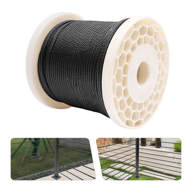 7×7 Strands Cable Rope 220ft Cable Rope for Railing System 316 Stainless Steel gallery