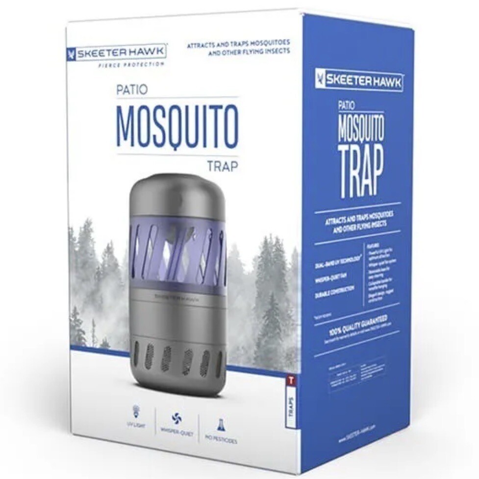New Skeeter Hawk Patio LED UV Mosquito & Flying Insect Trap - Quiet EASY CLEAN! gallery