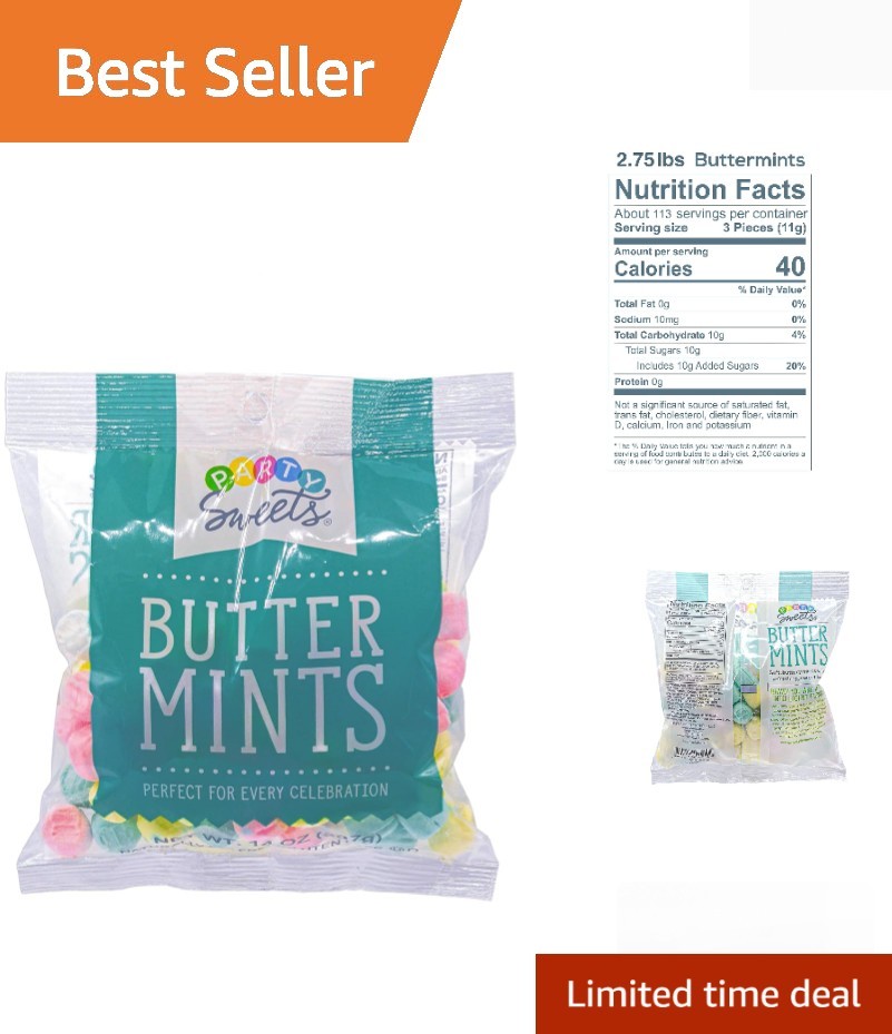 Assorted Pastel Buttermints, 14 Ounce, Appx. 100 pieces from gallery