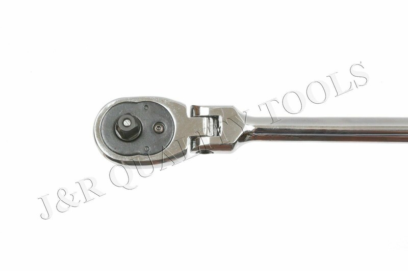 Extra Long Flex Flexible Head Ratchet 1/4" inch Drive w/ 11" CrV Long Handle gallery