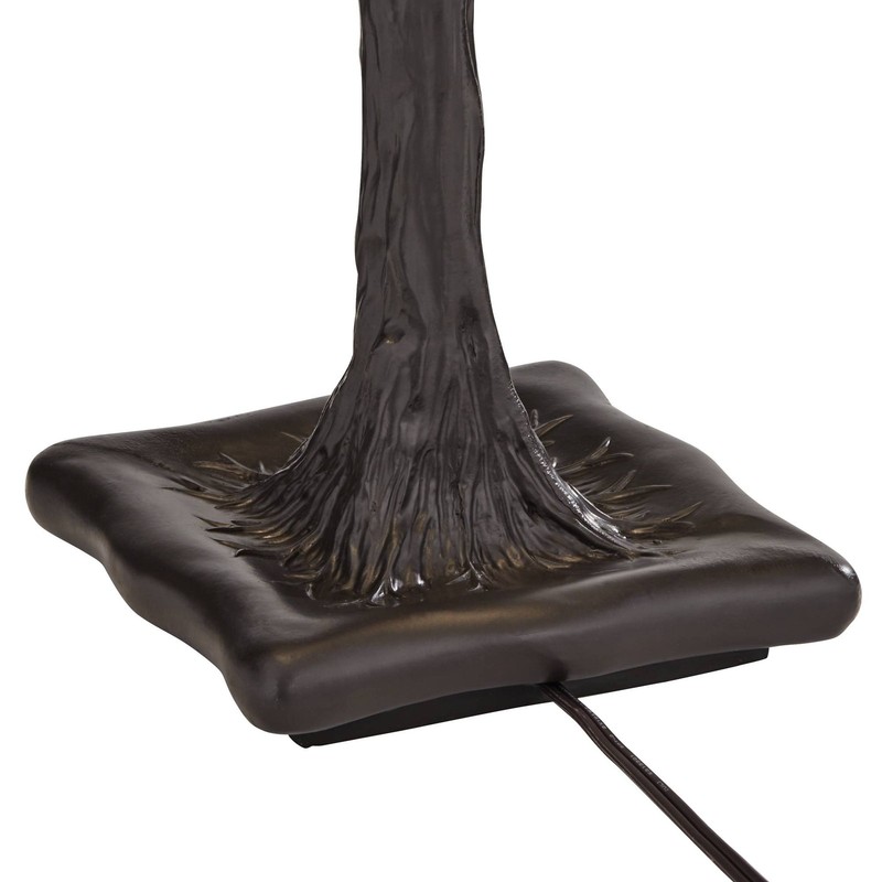 Cherry Blossom Rustic Tiffany Style Table Lamp 26" High Dark Bronze for Bedroom gallery