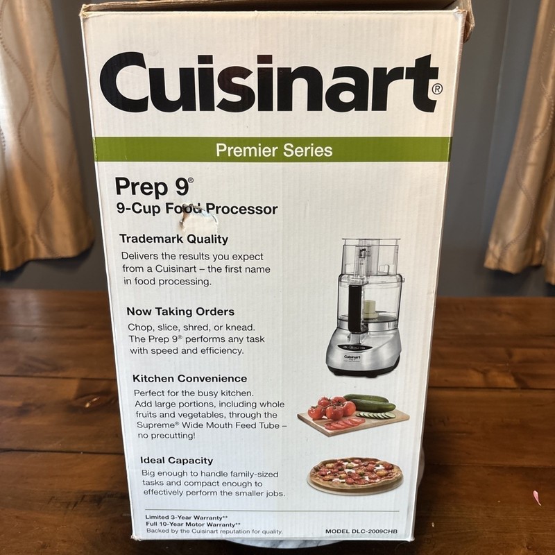 Cuisinart Prep 9 Cup Food Processor Brushed Stainless Finish DLC-2009CHB gallery