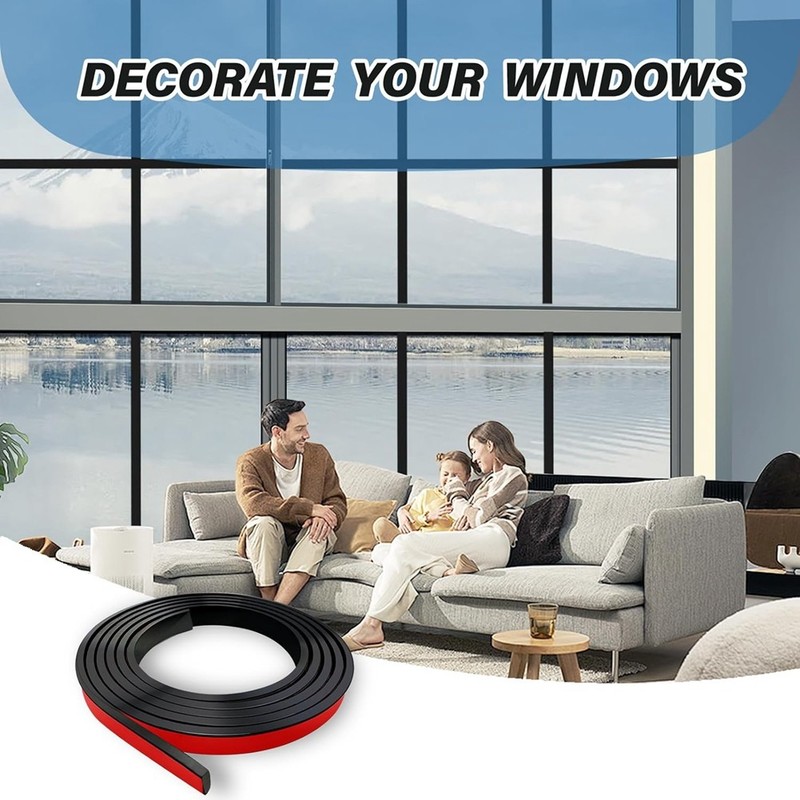 5 Rolls Total Window Grille Inserts Grid Kit Self Adhesive Peel and Stick8294 gallery
