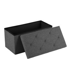 Large Foldable Ottoman Bench – Ideal Storage Chest for Bedroom End of Bed