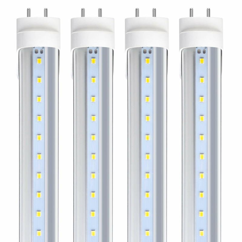 48'' LED Light Fluorescent Replacement Tube 6000K Daylight 85-265V Clear Milky gallery
