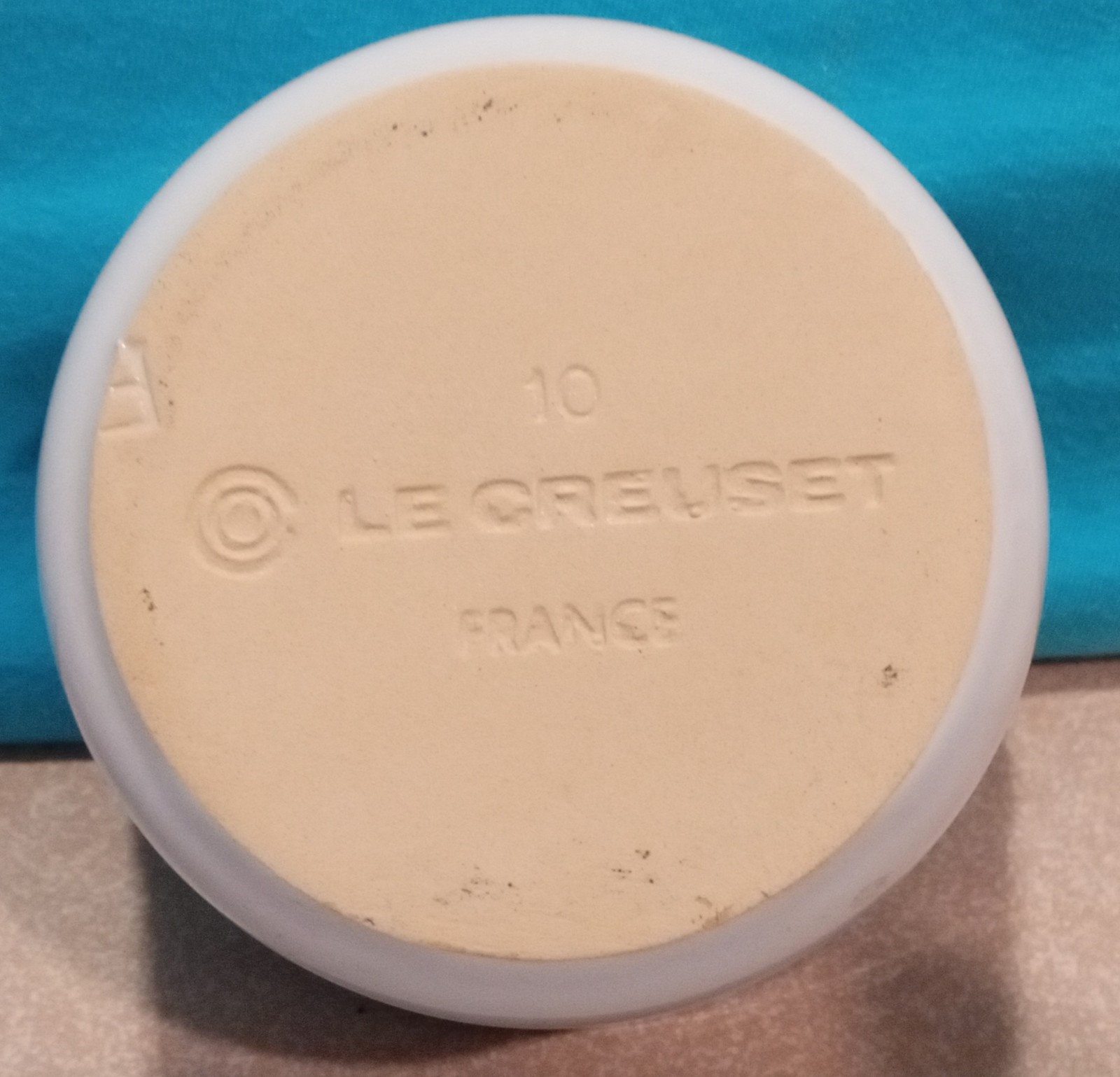 LE CREUSET WHITE Round RAMEKINS #10 SET OF 5 8oz France gallery