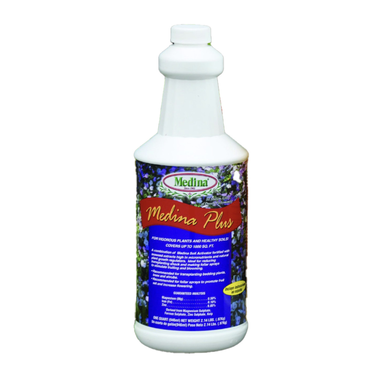 Medina Plus Liquid Fertilizer Stimulates Blooming Fruiting Rooting 32 fl oz gallery
