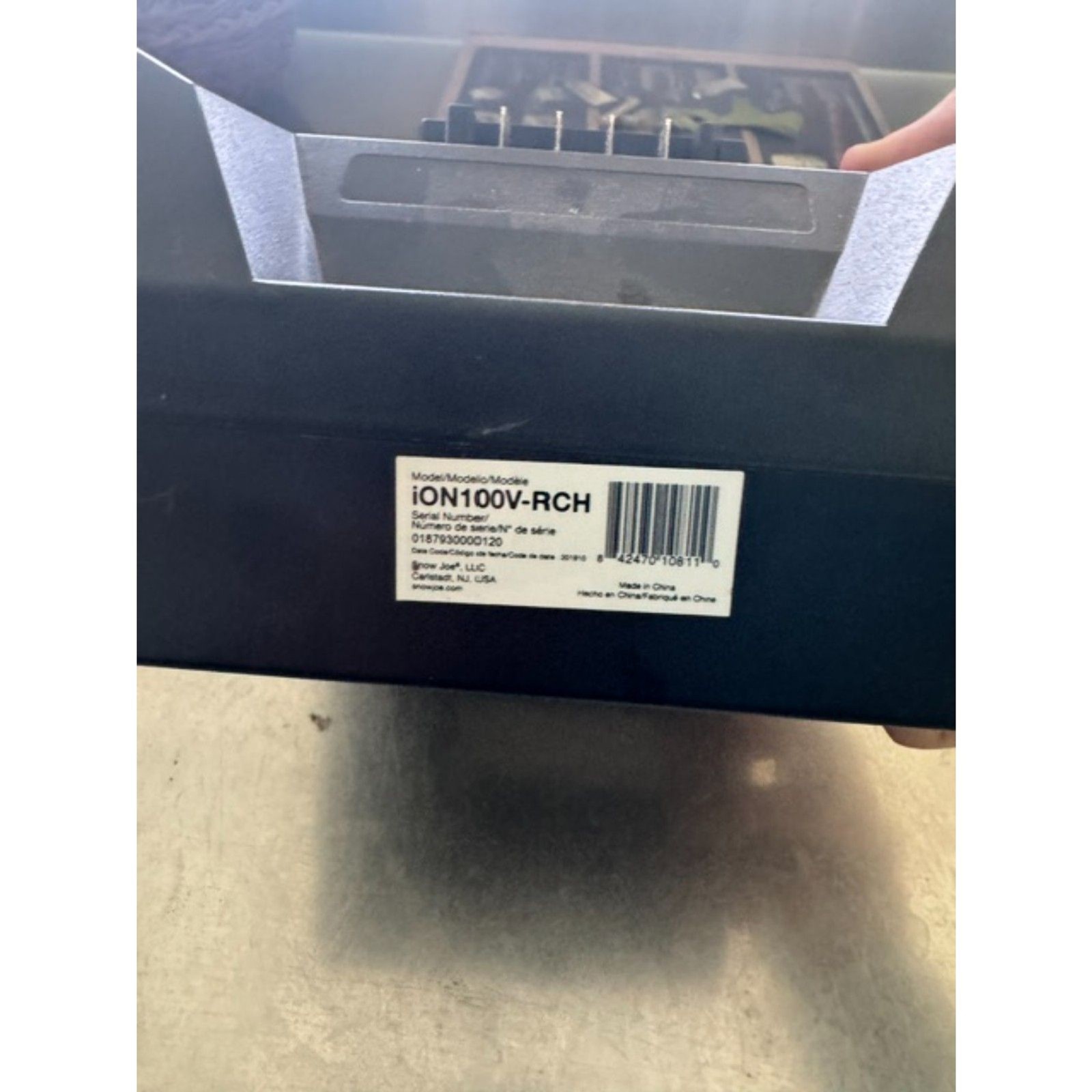 Snow Joe + Sun Joe iON100V-RCH 100-Volt Rapid Battery Charger iON100V - TESTED gallery