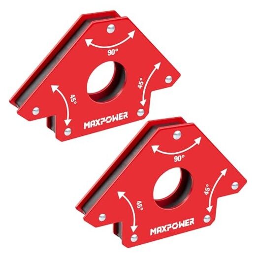 Welding Magnets, 2-piece Welding Magnet Set, 75 LBS Holding Power Welding gallery