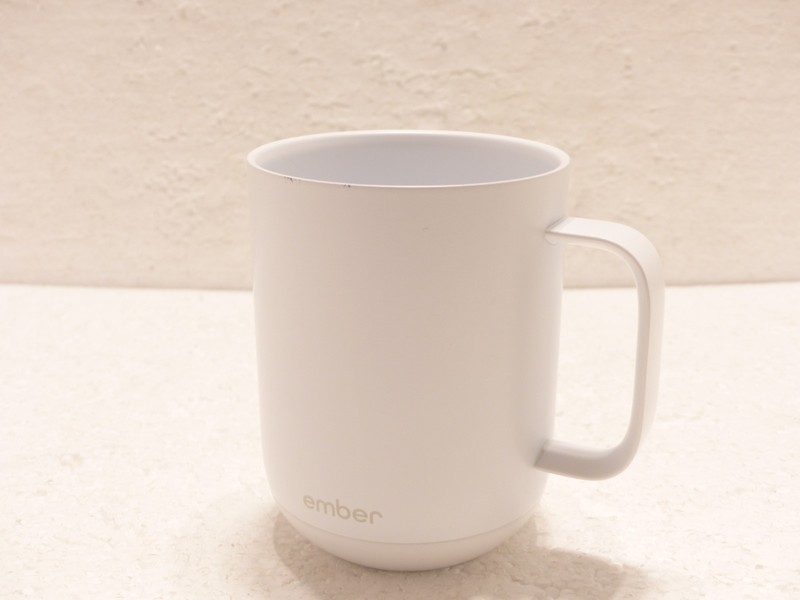 Ember Smart Mug 2 10oz. Temperature App Control White CM19 w/ Charger Base WORKS gallery