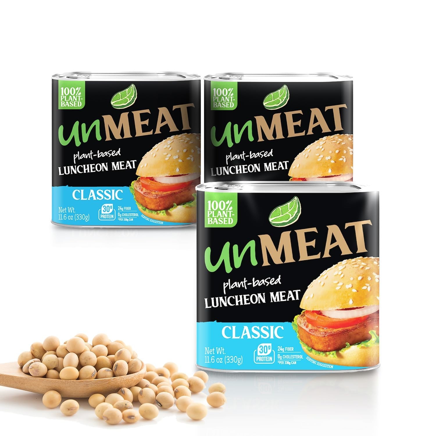 unMEAT Luncheon Meat, Classic Style Plant Based Meat (11.6 oz) 3, 6 or 12 Pack gallery