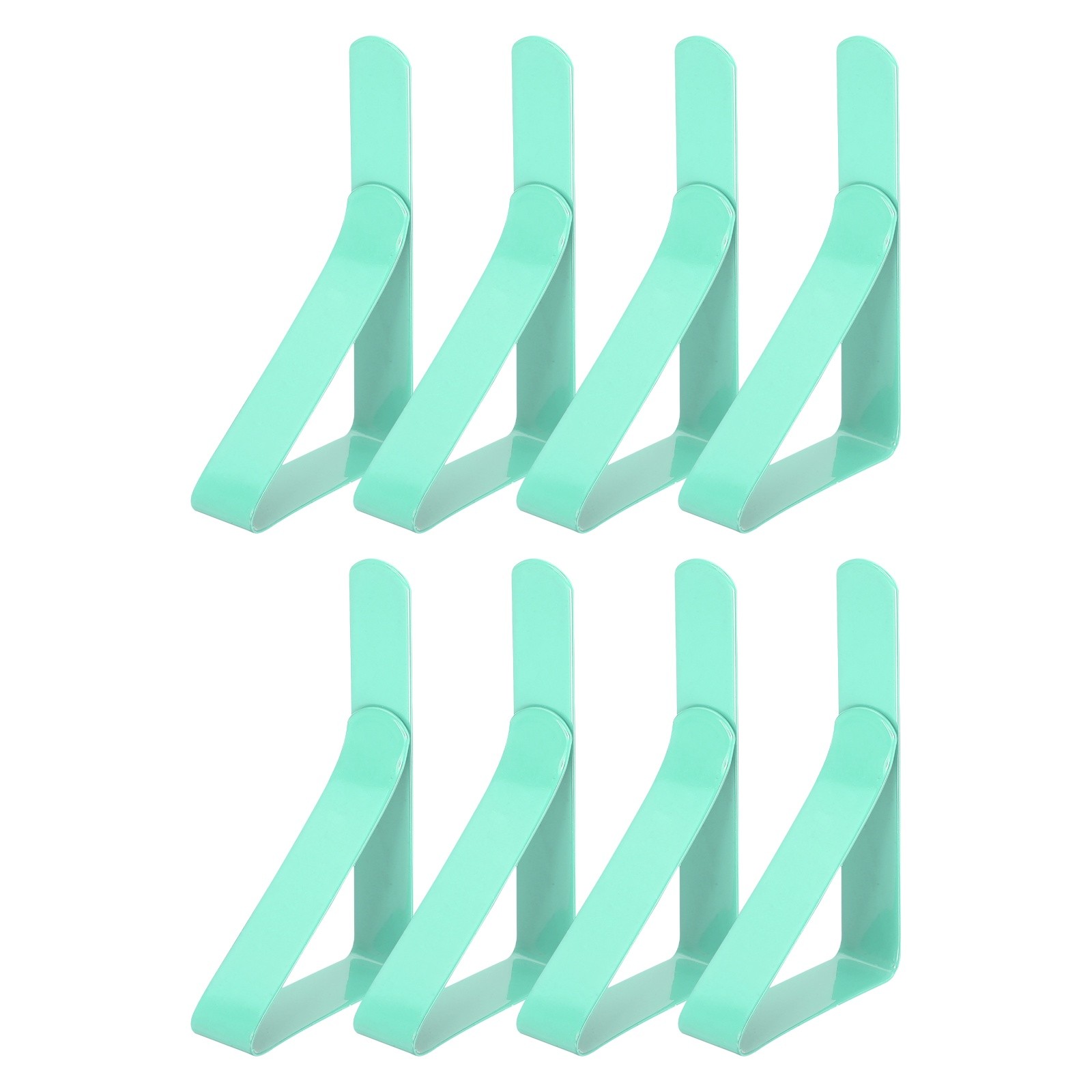 8 Pack Tablecloth Clips, 2.95" x 1.77" Table Cloth Cover Clamps, Green gallery