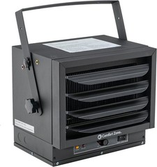 Hard-Wired Ceiling Mount Garage Electric Space Heater, Fan-Forced, 5,000 watt, 2