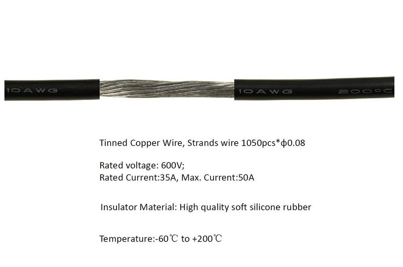 Solar Panel Connectors 10AWG Compatible with MC-4 Solar Connecter to SAE Adapter gallery