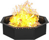 Smokeless Fire Pit Ring 32-Inch Outer 28-Inch Inner Diameter, Large Solid Steel gallery